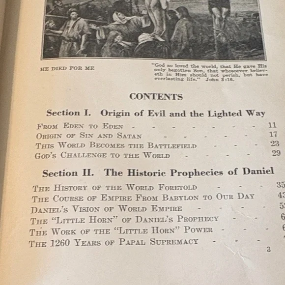 Beacon Lights of Prophecy Decorative Red Hardcover Book - Picture 6 of 16